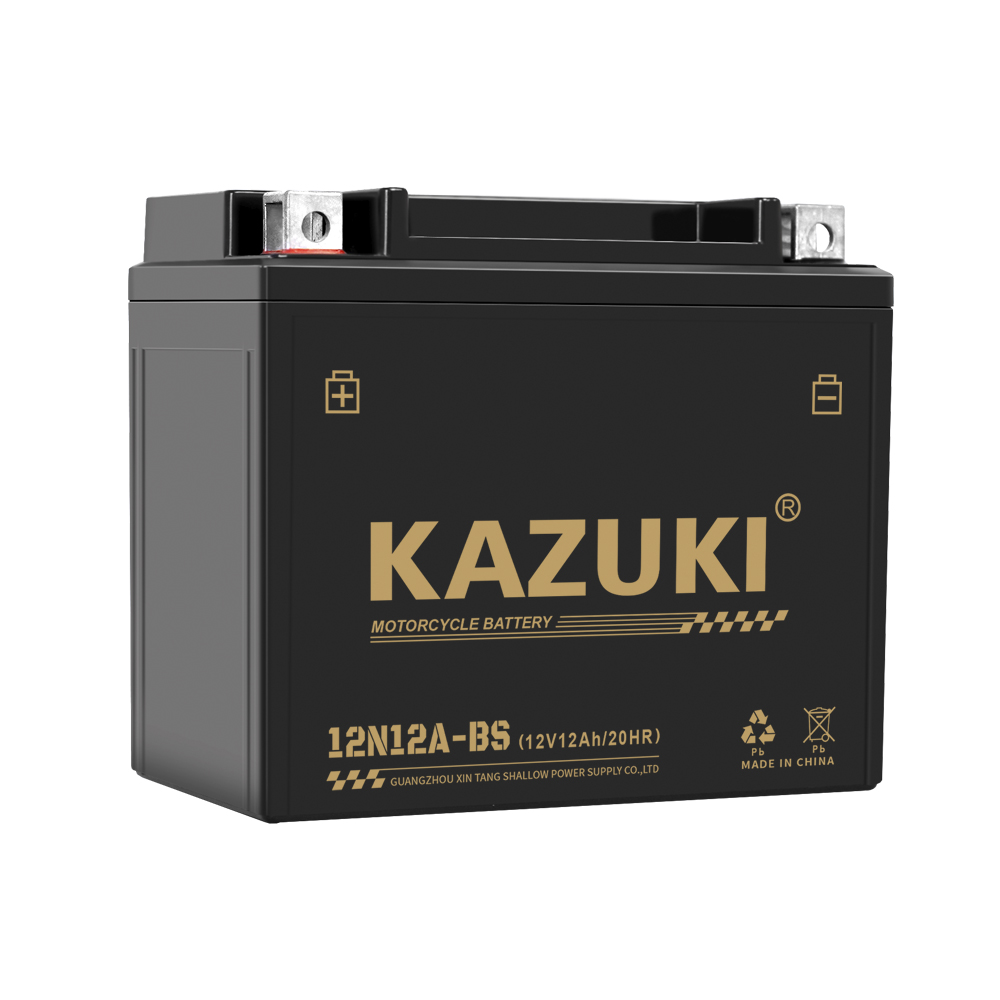 Аккумулятор для мотоцикла Kazuki, оптовая продажа, Высококачественная свинцово-кислотная батарея 12 В 12N12 VRLA, батарея для мотоцикла