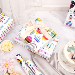 Wholesale 80g Valentine's Day Art <b>Paper</b> 43*300cm Gift Luxury Custom Packaging <b>Wrapping</b> <b>Paper</b> <b>Roll</b> - Product Image 6