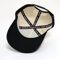 Diseño clásico Original personalizado de alta calidad 5 paneles a Marco Vintage algodón 3D bordado en relieve Logo dos tonos sombreros gorra de béisbol