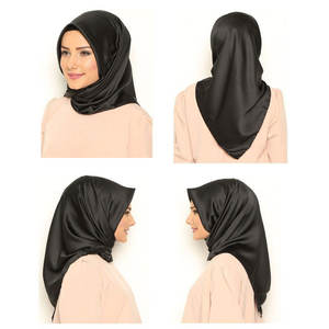 In Stock 1005 colore puro personalizzato Bandana Design di lusso collo sciarpe In seta raso sciarpa 90*90 <span class=keywords><strong>per</strong></span> le <span class=keywords><strong>donne</strong></span> elegante dormire capelli avvolti - Product Image 2