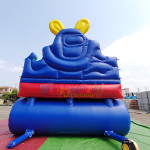 Tobogán acuático inflable de triple carril con piscina gigante desmontable - Product Image 5