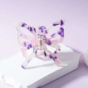 Elegante mariposa coreana pinzas para el cabello decoración del cabello de las mujeres cabello de acetato dulce - Product Image 5