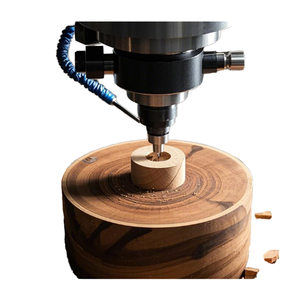 OEM ODM phi tiêu chuẩn chế biến tùy chỉnh CNC gia công gỗ Máy phay Đen Walnut phần gỗ làm việc CNC cơ khí dịch vụ - Product Image 1