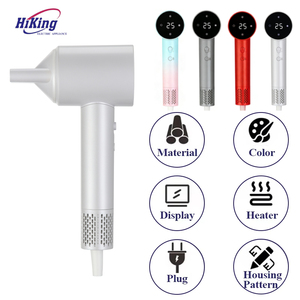 Nuevo Secador de Pelo Profesional de Alta Potencia para el Hogar, 1600W, 110000 RPM, Secador de Pelo Digital Inteligente - Product Image 2
