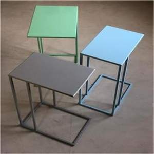 HomeRic Mesa de Centro de Metal Multifuncional, Estilo Nórdico Moderno, Duradero, Fácil Montaje, Logotipo de Color Personalizable para Sala de Estar - Product Image 5