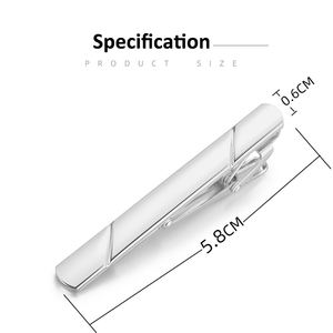 ビジネス日常生活クラシックメンズネクタイクリップ5.50.65cmタイバーピンチクリップ銅ネクタイクリップ - Product Image 5