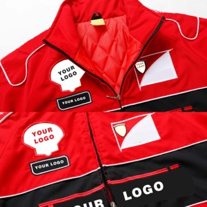 Áo khoác bomber đua xe cổ điển tùy chỉnh năm <span class=keywords><strong>2025</strong></span> dành cho nam, chất liệu <span class=keywords><strong>polyester</strong></span> mềm cao cấp, ấm áp, kiểu dáng thường ngày, áo khoác phao mới, áo khoác đua xe cổ điển tùy chỉnh - Product Image 3