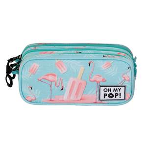 Karactermania For Oh My Pop Ice Flamingo-Trick <b>FAN</b> 2.2 Pencil <b>Case</b>, Turquoise - Product Image 2