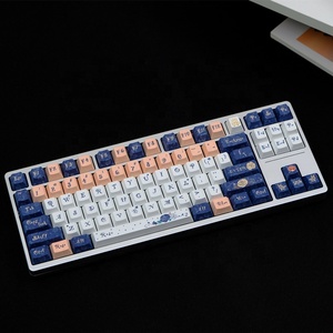Màu Đỏ/Màu xanh rosetheme Keycap 133 Phím Cherry hồ sơ thăng hoa PBT Keycaps cho MX chuyển đổi bàn phím cơ khí 104/68/87/98 - Product Image 5