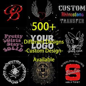 แผ่นปะติดกากเพชรสำหรับกางเกงยีนส์ 500+ แบบ ติดง่าย คุณภาพสูงจากโรงงาน สติ๊กเกอร์คริสตัลประดับเพชรระยิบระยับ - Product Image 6