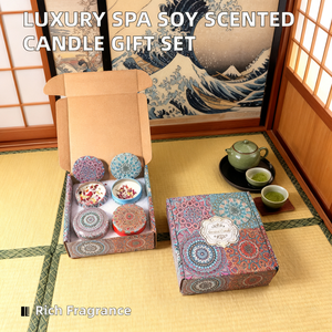 Bougie parfumée avec couvercle et boîte, marque privée, lavande, cire de soja naturelle, luxe, 12 oz, parfum gourmet plus intense pour bougie - Product Image 5