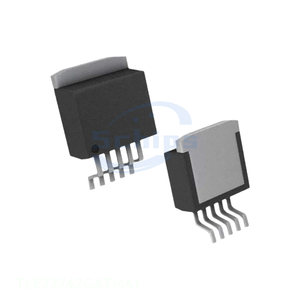 Circuit intégré TLE72742GATMA1, régulateur linéaire 5V 300mA TO263 3, original, service complet, gestion de l'alimentation (PMIC) TO 263 6, D2PAK (5 broches + languette) - Product Image 1