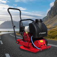 Compacteur de plaques vibrant mini portable, moteur à essence 5,4 CV pour la construction routière