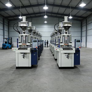 Piccola Macchina Idraulica Verticale per Stampaggio a Iniezione per la Produzione di Manici per Fornelli in Bachelite, Custodie per Cellulari e Manici per Cacciaviti - Product Image 1