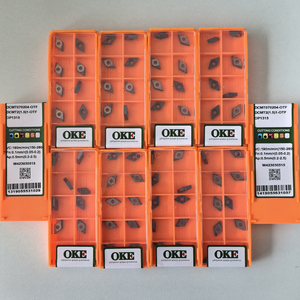 Outils de tournage en carbure CNC DCMT070204-OTF OP1315 OEM avec revêtement CVD PVD HRC83 Lame de 0,1 mm Forme rhombique pour tour CNC et plaquettes - Product Image 6