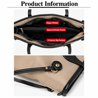 Sac à Bandoulière Imperméable Personnalisé Fourre-Tout Grand Sac Mère Enfant à la Mode Sac à Main de Grande Capacité en Tissu Oxford