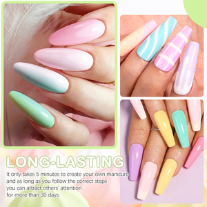 Mẫu miễn phí sắc tố cao Macaron pastel 32 màu sắc UV Gel Sơn móng tay - Product Image 6
