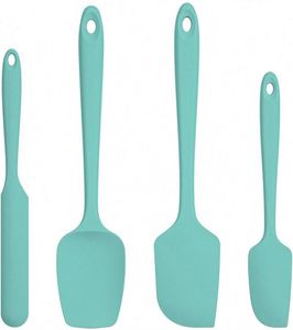 <b>Silicone</b> Spatula Set Heat Resistant <b>Silicone</b> Tools for Cooking <b>Baking</b> & Mixing Non Stick Spatular With Stainless Steel Core - Product Image 1