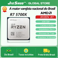 Produits Locaux Brésiliens 100% Neufs Processeur AMD R7 5700X 3.4GHz/8 Cœurs/16 Threads pour Ordinateur de Bureau Accessoires PC de Démolition