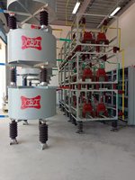 Reactor Limitador de Corriente de Núcleo de Aire de Alta Tensión 6-35KV Tipo Seco Clase de Aislamiento H IP54 50Hz 50-500kvar para Subestaciones