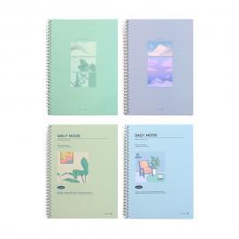 Notebook promozionale 4500 con copertina rigida SP notes _ 7mm con funzione antibatterica rilegatura a sinistra 16 sezioni