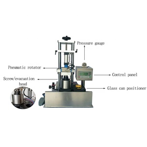 Twist off machine de capsulage sous vide pot de fruits capsuleuse sous vide - Product Image 2