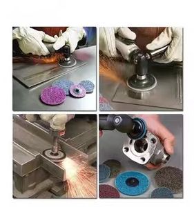 Disco Abrasivo da 50mm 2 Pollici a Cambio Rapido, Durezza Media OEM per Levigatura e Lucidatura di Acciaio Inossidabile e Metalli - Product Image 5