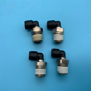 Yeni Orijinal&PLC Erkek Dirsek Bağlantı Parçası 1/4" X <span class=keywords><strong>3</strong></span>/8" NPT Naylon/Nikel Pirinç Push-to-Connec T Erkek *Premium Değerli* Stokta Mevcut - Product Image 1