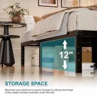 Cadre de lit en métal pliable moderne personnalisable en gros, taille King Size, lit simple en fer pour chambre et hôtel, revêtement poudré