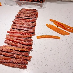 L'essiccazione all'ingrosso per animali domestici tratta strisce di <span class=keywords><strong>agnello</strong></span> e anatra essiccate ricche di nutrienti che il cane tratta la ricompensa per l'addestramento del cucciolo spuntini per <span class=keywords><strong>cani</strong></span> - Product Image 3