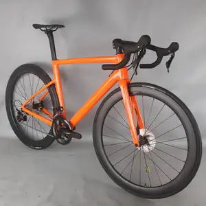 2021 NEUE Voll Carbon komplette bike Flache Montieren disc carbon rahmen road Fahrrad Frameset EPS technologie R7020 groupset 02C TT-X19