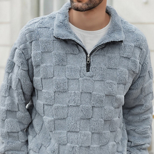 Custom High Quality ODM <b>Short</b> <b>Sleeve</b> Lightweight Athletic Sports 1/4 Zip Stand Solid Print Embroidered Winter Hooded 100% Cotton - Product Image 1