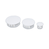 Bouchons de trou en plastique de 5 mm, 6 mm, 8 mm, 10 mm, 12 mm, 13 mm, 14 mm, 15 mm, 19 mm, 20 mm, 22 mm, 25 mm pour bureau, table, armoire