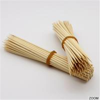 Brochettes jetables biodégradables en bambou de 15 cm pour barbecues et kebabs