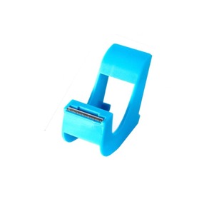 Hand Operated Tape Cutter 7.5cm x 4cm x 3cm Stainless Steel Blade ABS Material Blue Color General Purpose Utility Knife - Product Image 4