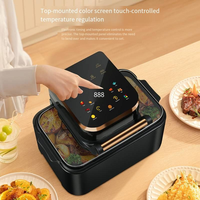 Nouvel appareil de cuisine multifonctionnel grande capacité pour la maison : une friteuse à air pouvant également servir de friteuse à frites