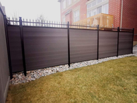 Nouveau design de matériau de décoration, clôture décorative en aluminium pour extérieur, panneaux de clôture en métal pour jardin, clôture d'intimité