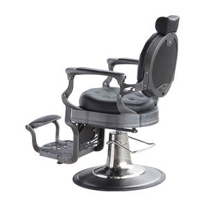 Seulement accepter la personnalisation en gros fournisseur de meubles de salon chaises de barbier modernes noires salon de coiffure chaise de coiffeur pour hommes - Product Image 4