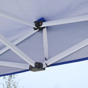 Tente de randonnée automatique 2x2m, petite taille, coupe-vent, <span class=keywords><strong>abri</strong></span> portable blanc avec poteaux réglables pour pêcheurs et camping en extérieur - Product Image 3