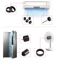 Aimant toroïdal en ferrite de haute qualité, modèle GSMT 20011B2, pour ventilateur de plafond, anneaux collés, usage automobile, industriel, moteur permanent