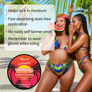 Gel de bronzage intense de marque privée Gel accélérateur de bronzage brun doux Gel de bronzage sans soleil noir profond fort - Product Image 4