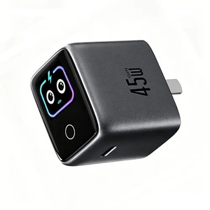 Cargador GaN Universal de Viaje de 45W con Pantalla Inteligente, Carga Rápida USB C PD, Enchufe EU US UK, Fábrica OEM - Product Image 3