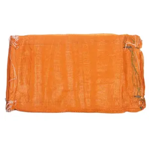 100 pcs laundry beach shopping firewood onion mesh bag pp organizer potaoto mesh net bags with drawstring for produce