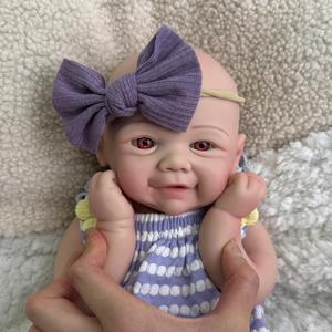 <span class=keywords><strong>Premium</strong></span> Silikon 17'' Reborn Baby Mädchen Realistische Venen-Detaillierte Haut Glatte Hand Neugeborenen-Puppe Kinderbegleiter - Product Image 2