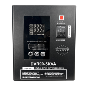 Estabilizador de Voltaje AVR de 5KVA, 220V a 110V CA, Monofásico, Tipo Relé de Cobre, con Transformador Integrado, Pantalla LCD y Protección para Electrodomésticos Estadounidenses - Product Image 1