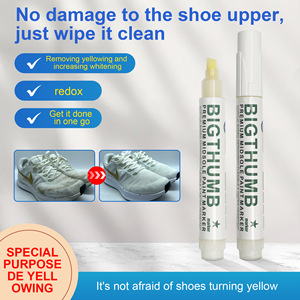 <span class=keywords><strong>Services</strong></span> d'entretien des chaussures – Stylo nettoyant portable 120 ml, nouveau design, détachant pour baskets, blanchisseur de chaussures blanches - Product Image 5