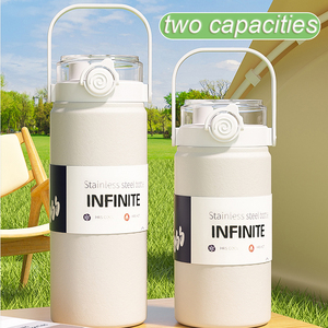 Nuevo Diseño, Botella de Agua Térmica de Acero Inoxidable 316 de Gran Capacidad (1l/1.2l) para Deportes al Aire Libre, con Asa - Product Image 3