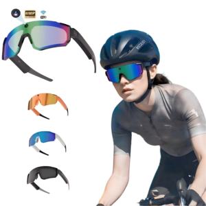 Lunettes Intelligentes V06 AI pour Cyclisme et Vol, Caméra HD 8MP, Photo et Vidéo, Traduction IA, Mémoire 32G, Étanche IP67, Anti-tremblement 6 Axes, Sport - Product Image 1