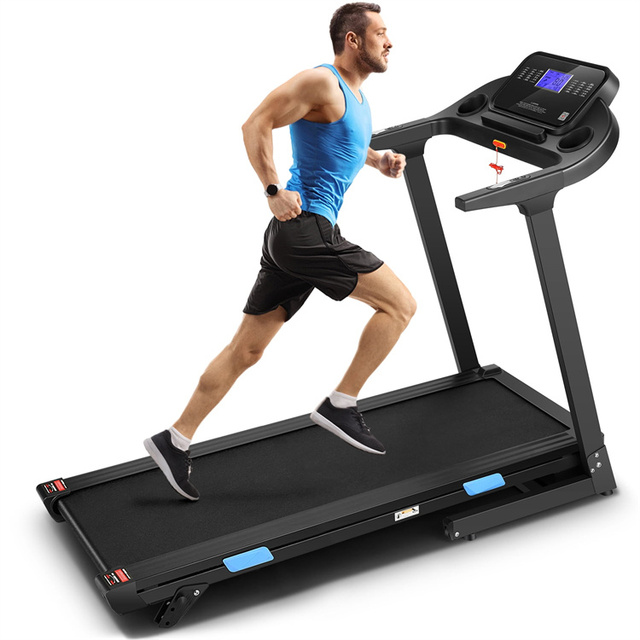 Smart Easy Assembly Compact Folding Portable Home Gym Machine Walking Running Exercise Treadmill