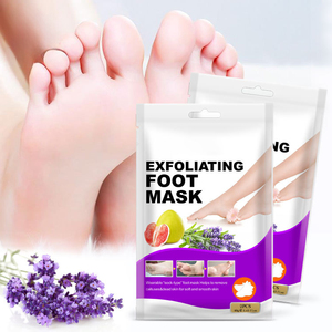 Mascarilla exfoliante de lavanda explosiva para pies, paquete de callos exfoliantes suaves, mascarilla para el cuidado de los pies - Product Image 3